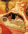 detail van 100.00161 : Geboorte van Jezus, paneelikoon, Russisch, 16de eeuw, 44,5 x 36,5 cm