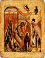000.05164 : Opdracht van Maria in de Tempel, Paneelikoon, Russisch (Novgorod), 15de-16de eeuw, 28 x 22 cm