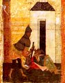 detail van 999.00874 : Vita van Johannes, Voorloper en Doper, paneelikoon, Russisch (Jaroslavl), 16de eeuw, 142 x 96 cm