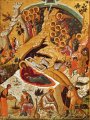 999.00372 : Geboorte van Jezus, Paneelikoon, (post-)Byzantijns, 1e helft 15(?)de eeuw, 52,5 x 40 cm