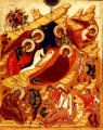 000.04083 : Geboorte van Jezus, paneelikoon, Russisch, 16de eeuw, 52,5 x 39 cm