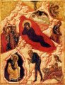 100.00161 : Geboorte van Jezus, paneelikoon, Russisch, 16de eeuw, 44,5 x 36,5 cm